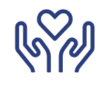 hands holding a heart icon